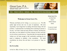 Tablet Screenshot of michaelgrear.com
